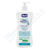 CHICCO Baby Moments Sprch. gel s hemn. +dvk. 500ml