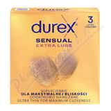 DUREX Sensual Extra Lube prezervativ 3ks