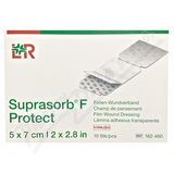 Kryt Suprasorb F Protect steriln 5x7cm 10ks