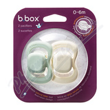 b. box Dudlk z pro. kauuku 0-6m sage&vanilla 2ks